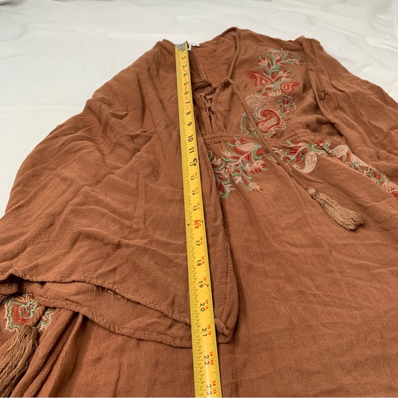 Umgee Floral Mini Dress Size S - Picture 4 of 6